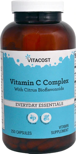 Vitacost Vitamina C Complex com Bioflavonoides Cítricos - 250 Cápsulas