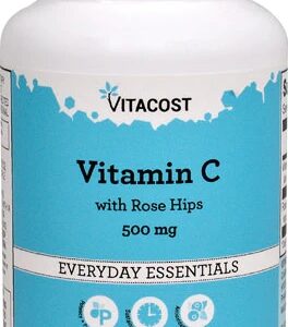 Vitacost Vitamin C with Rose Hips Extract -- 500 mg - 100 Tablets