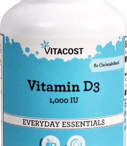 Vitacost Vitamina D3 (Colecalciferol) 1000 UI - 200 Cápsulas