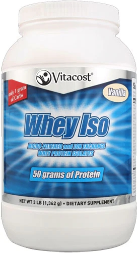 Vitacost Whey ISO Protein Isolate Sabor Baunilha - 1,362kg