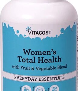 Multivitamínico Vitacost Total Health para Mulheres com Blend de Frutas e Vegetais - 90 Comprimidos