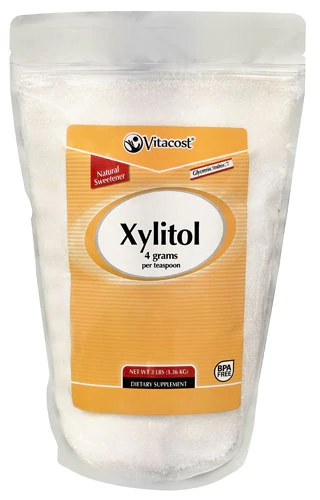 Adoçante Natural Xilitol Vitacost - 1360g - Sem Calorias
