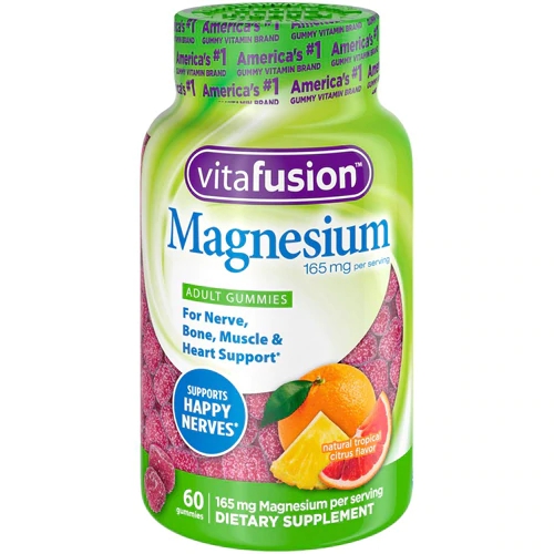 Vitafusion Magnésio Cítrico Sabor Tropical 165mg - 60 Gomas