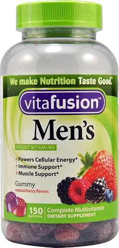 Multivitamínico Vitafusion Men's Complete Gummy Sabor Frutas Naturais - 150 Gomas