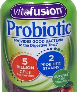 Vitafusion Probiotic Gomas Sabor Frutas - 70 Unidades com 5 Bilhões CFU