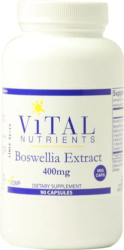 Vital Nutrients Boswellia Extract 400mg - 90 Cápsulas Vegetais - Saúde Articular