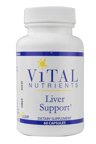 Vital Nutrients Liver Support 60 Cápsulas - Suporte e Saúde Hepática