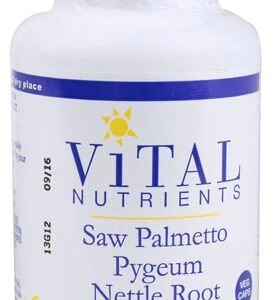 Vital Nutrients Saw Palmetto Pygeum Nettle Root 60 Cápsulas - Saúde Masculina