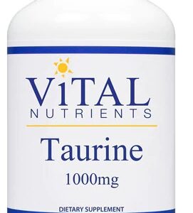 Vital Nutrients Taurina 1000mg - 120 Cápsulas: Suporte Essencial para Saúde e Bem-Estar