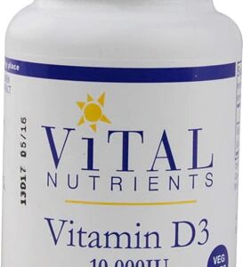 Vital Nutrients Vitamina D3 10000 UI - 60 Cápsulas