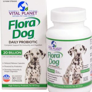 Comprar vital planet flora dog daily probiotic -- 20 billion - 30 delayed release capsules preço no brasil cat grooming pet health suplementos em oferta suplemento importado loja 47 online promoção -
