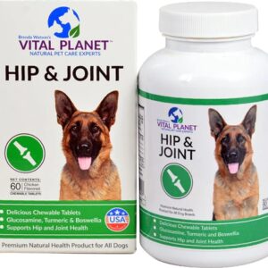 Vital Planet Hip & Joint For Dogs Chicken -- 60 Chewable Tablets