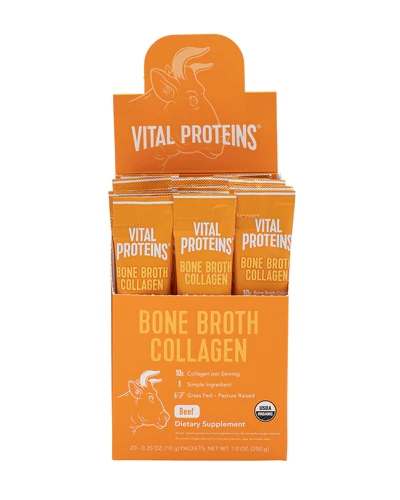 Vital Proteins Colágeno Peptídeo de Boi Alimentado a Pasto (20 Sachês) - Bem-Estar Completo