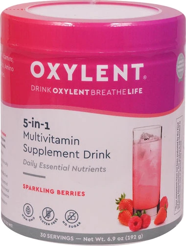 Vitalah Oxylent Refrescante Berries - Multivitamínico Efervescente 30 Porções