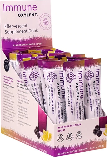 Vitalah Oxylent Immune Oxylent® Amora-Limão - 30 Sachês Refrescantes