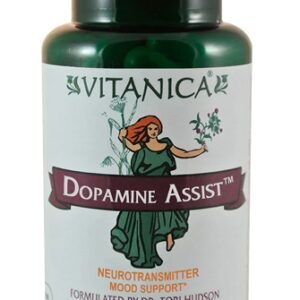 Vitanica Dopamine Assist 60 Cápsulas Vegetarianas - Suporte ao Bem-Estar