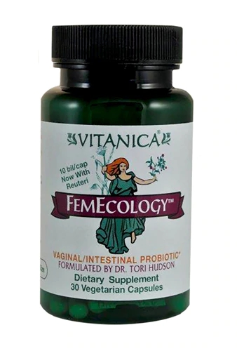 Vitanica FemEcology™ Suporte Vaginal e Intestinal - 10 Bilhões de UFC - 30 Cápsulas Vegetarianas