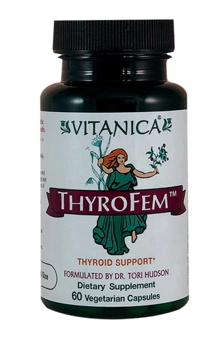 Vitanica ThyroFem: Suporte Completo para Tireoide com 60 Cápsulas Vegetarianas