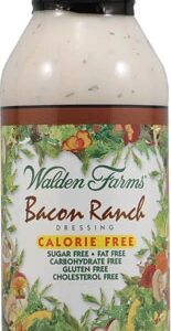 Molho Bacon Ranch Walden Farms Zero Calorias 355ml - Sabor Incrível Sem Culpa
