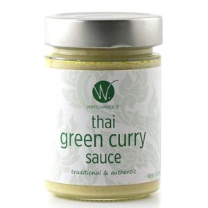 Molho de Curry Verde Tailandês Watcharee - Tradicional e Autêntico - 345g