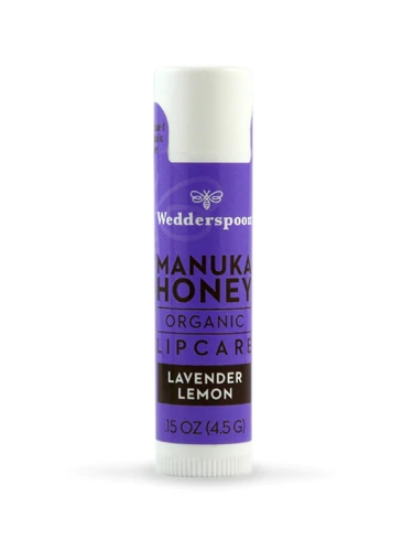 Protetor Labial Orgânico Wedderspoon com Mel de Manuka, Lavanda e Limão - 4.25g