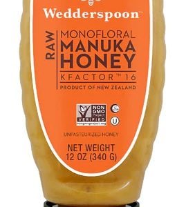 Comprar wedderspoon raw manuka honey kfactor™ 16 unpasteurized -- 12 oz preço no brasil food & beverages honey manuka honey suplementos em oferta sweeteners & sugar substitutes suplemento importado loja 29 online promoção -