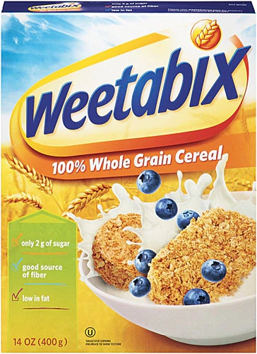 Weetabix Whole Grain Cereal Biscuits -- 14 oz