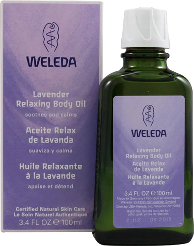 Óleo Corporal Weleda Lavanda Relaxante 100ml - Bem-Estar e Hidratação Natural