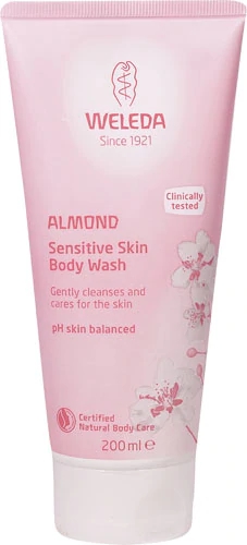 Weleda Sabonete Líquido Amêndoa Pele Sensível 200ml - Limpeza Suave e Hidratação Profunda