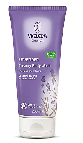 Weleda Creme de Banho Lavanda Cremosa 200ml - Hidratação e Relaxamento