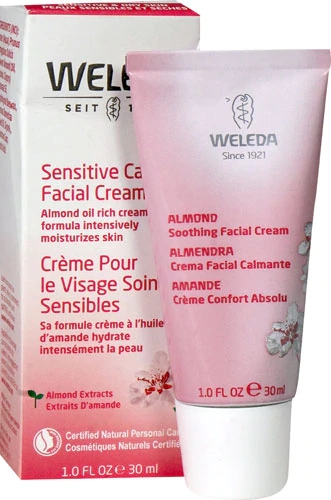 Creme Facial Weleda Amêndoa - 30ml para Pele Sensível