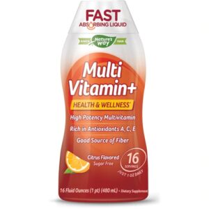 Wellesse Multivitamínico Líquido Plus 473ml com Sabor Cítrico - Energia e Bem-Estar Diário