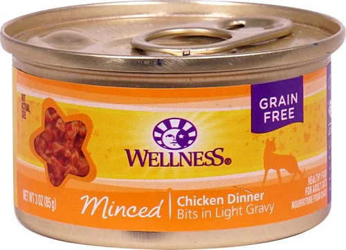 Wellness Comida Úmida para Gatos Sem Grãos Frango Moído 85g