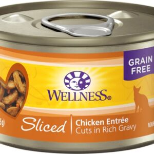 Comprar wellness canned cat food grain free sliced chicken -- 3 oz preço no brasil dog food & treats pet health suplementos em oferta wet food suplemento importado loja 81 online promoção -