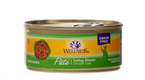 Ração Úmida Wellness Pate Peru para Gatos Sem Grãos 156g