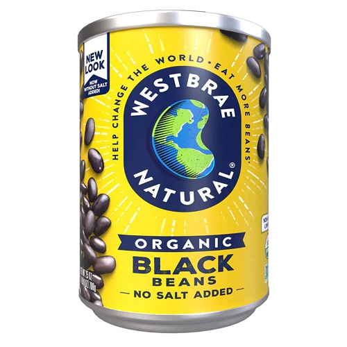 Feijão Preto Orgânico Westbrae Natural - 709g - Rico em Fibras e Proteínas