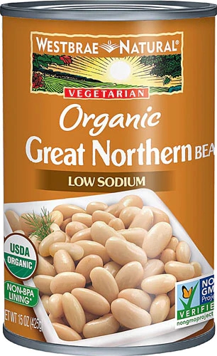 Feijão Great Northern Orgânico Westbrae Natural - 425g