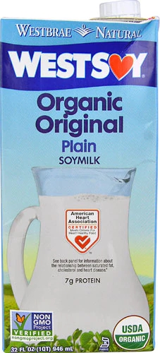 Leite de Soja Orgânico Westsoy Original 946ml - Fonte de Proteína e Nutrientes