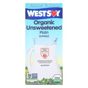 Comprar westsoy organic unsweetened soymilk plain -- 32 fl oz preço no brasil beverages dairy & dairy alternatives food & beverages oat and grain milk suplementos em oferta suplemento importado loja 19 online promoção -