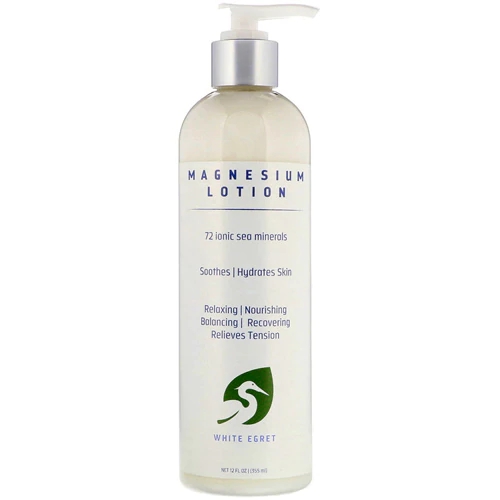 Creme de Magnésio White Egret - 340g: Alívio e Bem-Estar Natural