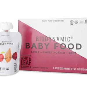 Comprar white leaf biodynamic organic baby food apple sweet potato & beet -- 6 pouches preço no brasil babies & kids diaper creams & ointments diapering suplementos em oferta suplemento importado loja 27 online promoção -