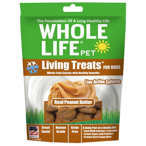 Pet Living Treats Whole Life Cão Pasta de Amendoim - 85g