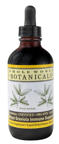 Whole World Botanicals Royal Graviola Imune 118ml - Suporte Imunológico Natural