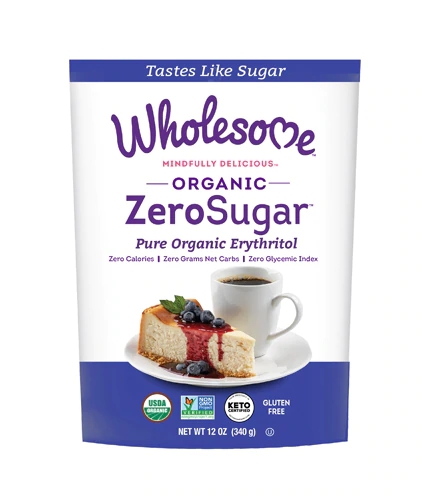 Wholesome Organic Zero Sugar - Bebida Orgânica Sem Açúcar (340g)