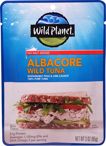 Atum Albacora Wild Planet Sem Sal Adicionado - 85g: Proteína Pura para sua Saúde