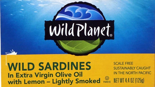 Sardinha Selvagem Wild Planet ao Azeite Extra Virgem com Limão e Fumaça Leve - 125g
