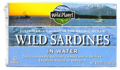Sardinhas Wild Planet em Água com Sal Marinho - 125g