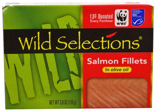 Filé de Salmão Wild Selections em Azeite de Oliva - 108g