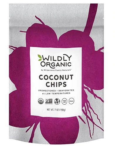 Chips de Coco Wildly Organic - 200g - Lanche Saudável e Saboroso