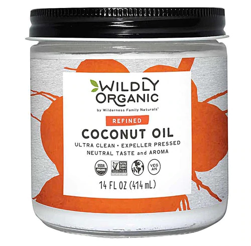 Wildly Organic Refined Coconut Oil -- 14 fl oz